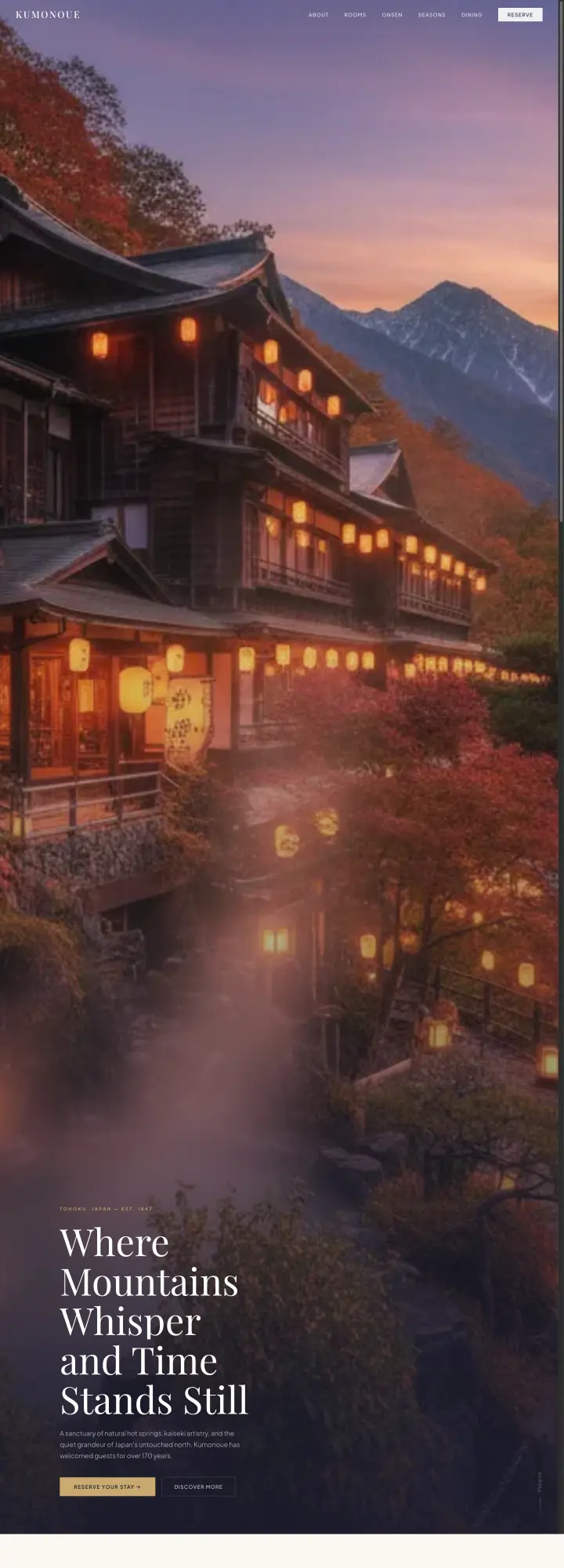 Kumonoue — Tohoku Hotel