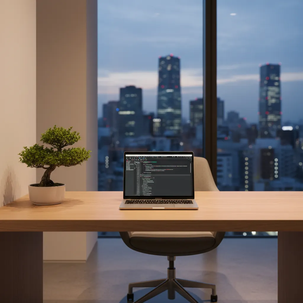 Developer workspace in Tokyo